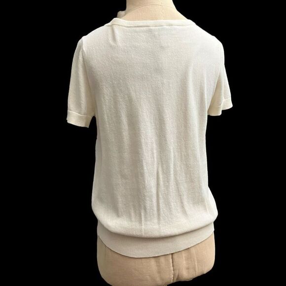 Loft  Women’s Short Sleeved, Lightweight Sweater / SZ: M / NWOT - Picture 4 of 6